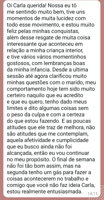 Depoimento de cliente 1